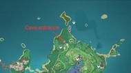 Ruin Sentinel locations on Narukami Island (image via Genshin Impact Interactive World Map)